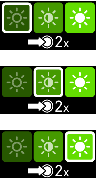 Brightness Adjustment Screen